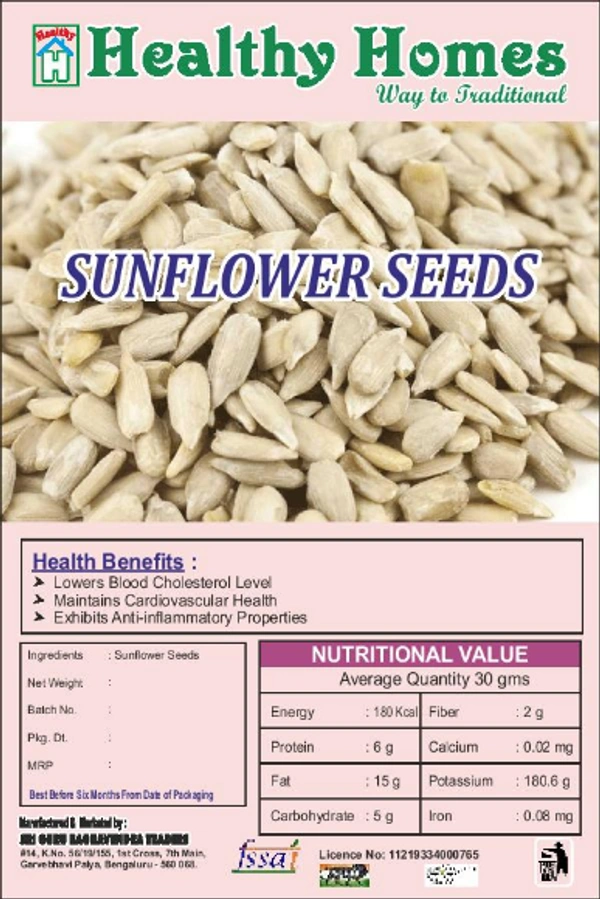 Healthy Homes Sunflower Seeds - 100 GMS